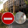 优质铝板反光膜危险路段禁止通行警示牌 质优价廉