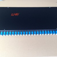 1U高密度48芯光纤配线架24口位熔接光缆接头盒尾纤接续箱
