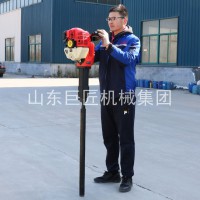 QTZ-2型干取土钻机冲击式取样完整不用水微型轻便