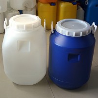 50L大口圆塑料桶50公斤方形塑料桶供应