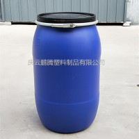 200升抱箍塑料桶200kg密封化工桶铁箍桶
