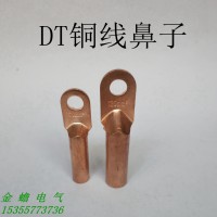 金蟾电气供应 镀锡铜鼻子 DT-25铜接线端子