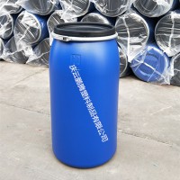 160L抱箍塑料桶160升铁箍塑料桶