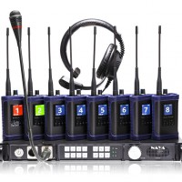 星河全双工内部无线通话系统 一对一导播通话无线传输设备