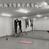 红山路附近健身房镜子安装