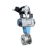 气动V型调节阀厂家直销-V型球阀哈根斯中外合资品牌